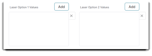 laser options