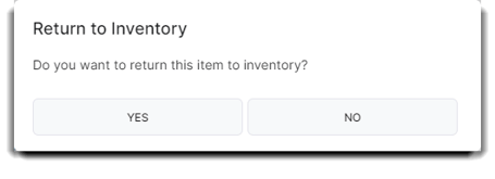 return inventory
