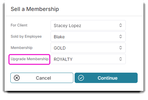 upgrade membership